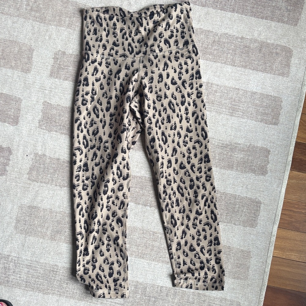 Old Navy Animal Print Leggings - Tan and Black